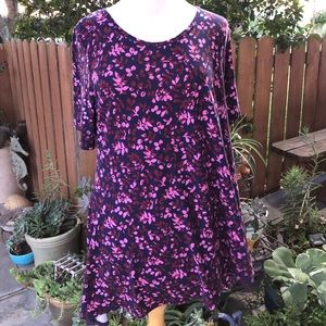Navy / Burgundy / Pink LuLaRoe Perfect T